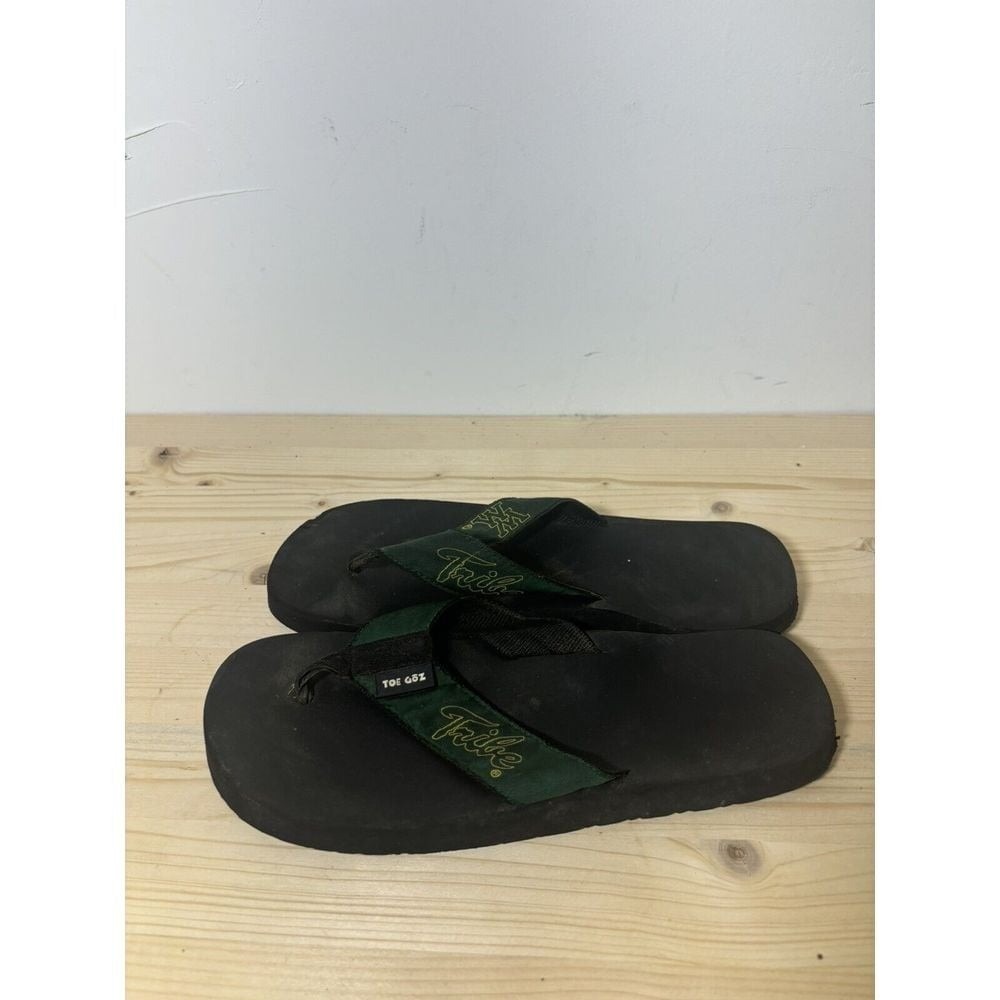 TOE GOZ BLACK FOAM FLIP‎ FLOPS W&M WOMENS SIZE 9 S22